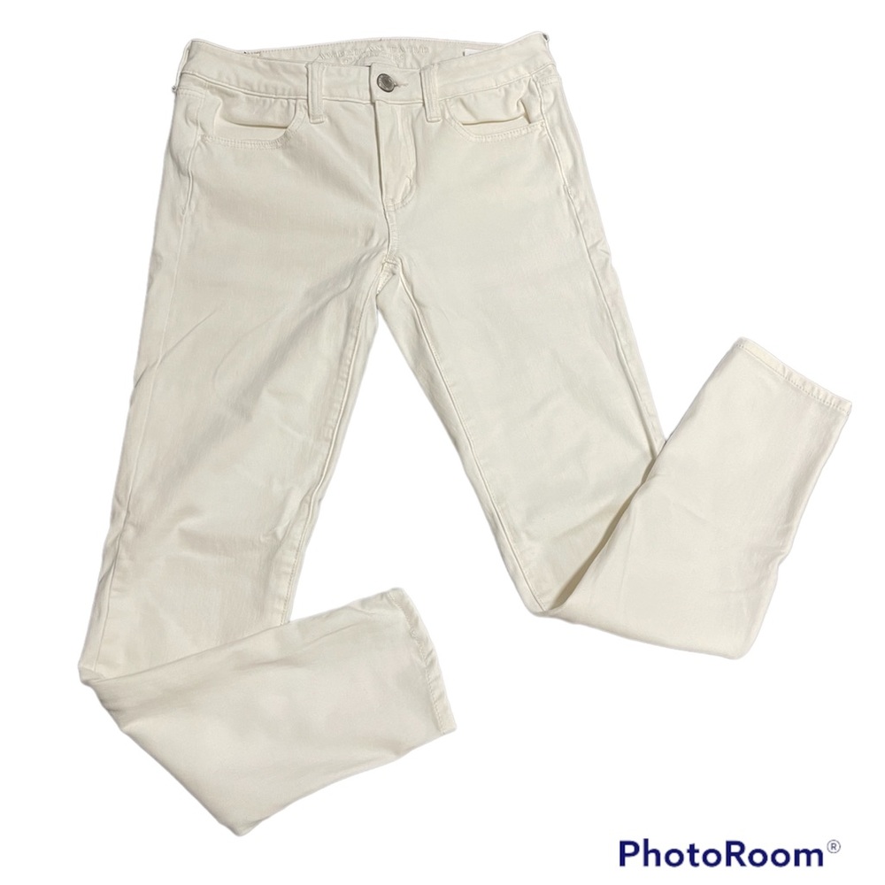 American Eagle white jeggings